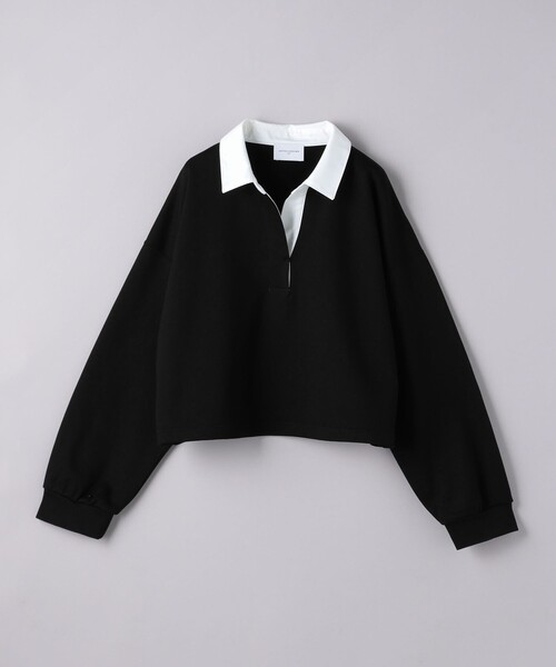 UNITED ARROWS(ユナイテッドアローズ)の「ウラケ ポロカラー カットソー(Tシャツ/カットソー・レディース・ナチュラル/ブラック・FREE)」の17枚目の写真