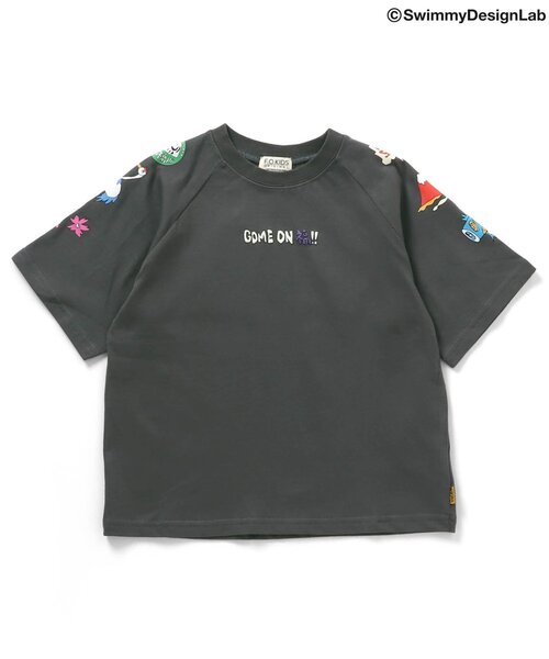 F.O.KIDS(エフオーキッズ)の「SWIMMYコラボ COME ON 福!!Tシャツ(Tシャツ/カットソー・キッズ・グリーン/パープル/チャコール・140/130/120/110/100/90/80)」の19枚目の写真