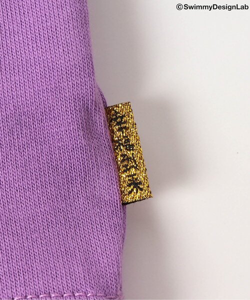 F.O.KIDS(エフオーキッズ)の「SWIMMYコラボ COME ON 福!!Tシャツ(Tシャツ/カットソー・キッズ・グリーン/パープル/チャコール・140/130/120/110/100/90/80)」の4枚目の写真