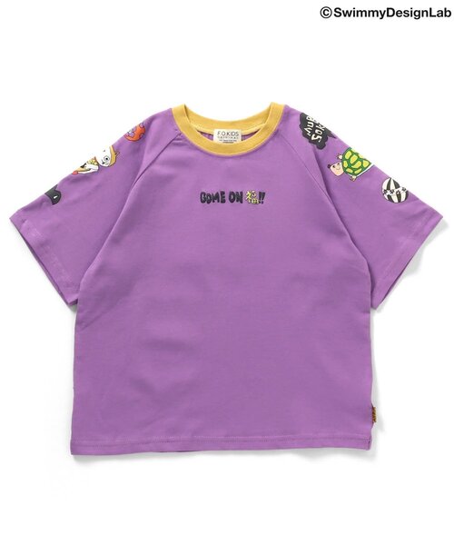 F.O.KIDS(エフオーキッズ)の「SWIMMYコラボ COME ON 福!!Tシャツ(Tシャツ/カットソー・キッズ・グリーン/パープル/チャコール・140/130/120/110/100/90/80)」の17枚目の写真