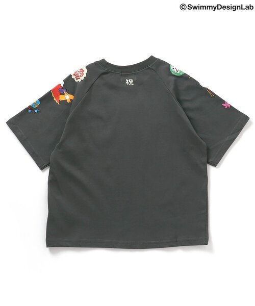 F.O.KIDS(エフオーキッズ)の「SWIMMYコラボ COME ON 福!!Tシャツ(Tシャツ/カットソー・キッズ・グリーン/パープル/チャコール・140/130/120/110/100/90/80)」の18枚目の写真