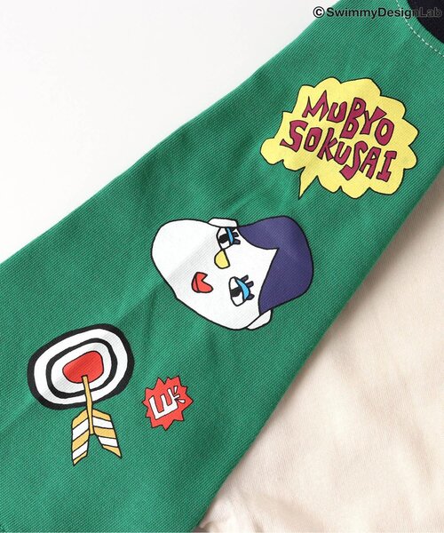 F.O.KIDS(エフオーキッズ)の「SWIMMYコラボ COME ON 福!!Tシャツ(Tシャツ/カットソー・キッズ・グリーン/パープル/チャコール・140/130/120/110/100/90/80)」の11枚目の写真