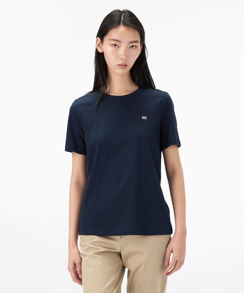 tommy jeans(トミー ジーンズ)の「クルーネックフラッグTシャツ(Tシャツ/カットソー・レディース・ホワイト/ネイビー/ブルー/レッド/イエロー/ブルー系その他・SMALL/MEDIUM/LARGE/X-SMALL)」の2枚目の写真