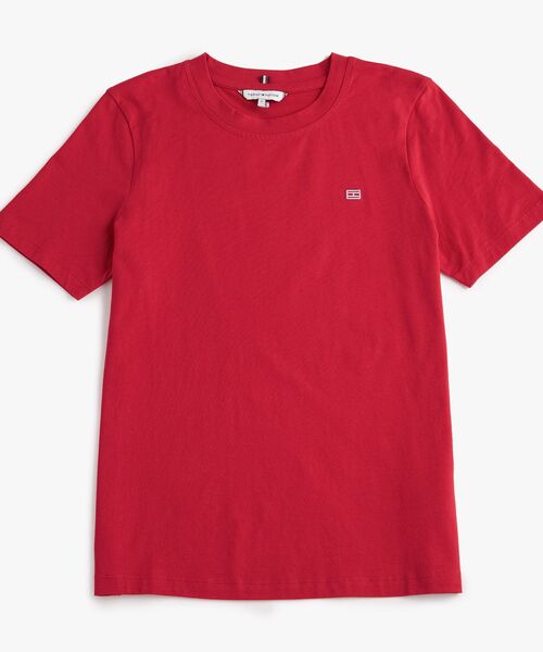 tommy jeans(トミー ジーンズ)の「クルーネックフラッグTシャツ(Tシャツ/カットソー・レディース・ホワイト/ネイビー/ブルー/レッド/イエロー/ブルー系その他・SMALL/MEDIUM/LARGE/X-SMALL)」の8枚目の写真