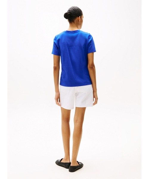 tommy jeans(トミー ジーンズ)の「クルーネックフラッグTシャツ(Tシャツ/カットソー・レディース・ホワイト/ネイビー/ブルー/レッド/イエロー/ブルー系その他・SMALL/MEDIUM/LARGE/X-SMALL)」の22枚目の写真