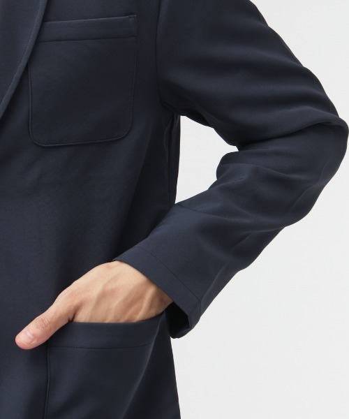 NEW BALANCE（ニューバランス）の「【アルペン限定】 ニューバランス New Balance THE CITY イージーシティジャケット（テーラードジャケット・メンズ・グレー/ダークブルー・LL/S/M/L）」の9枚目の写真