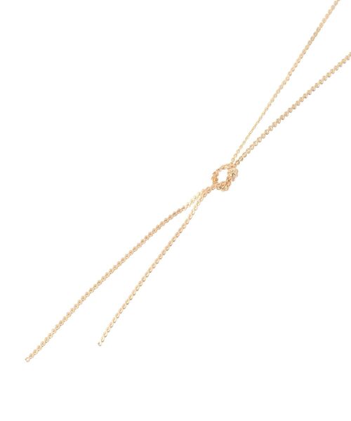 AMERICAN HOLIC（アメリカンホリック）の「ノットチェーンロングネックレス（ネックレス・レディース・シルバー/ゴールド・FREE）」の10枚目の写真