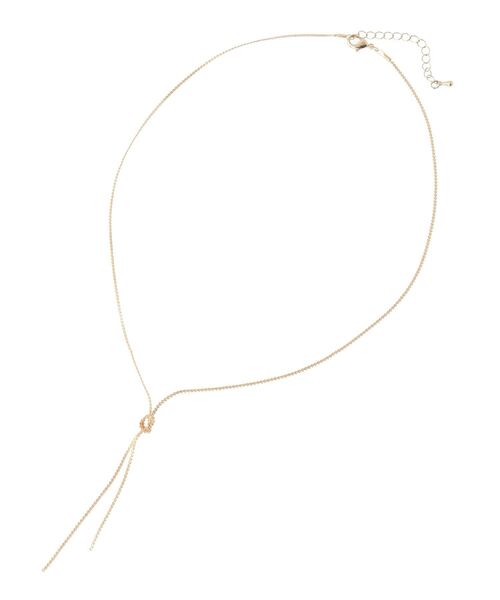 AMERICAN HOLIC（アメリカンホリック）の「ノットチェーンロングネックレス（ネックレス・レディース・シルバー/ゴールド・FREE）」の9枚目の写真