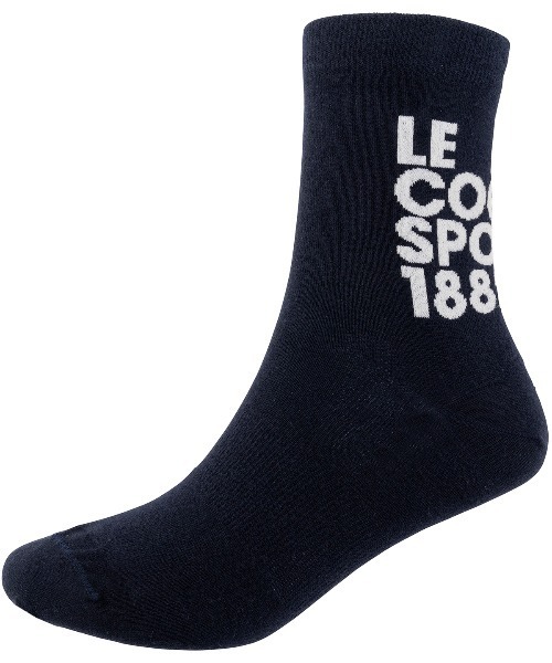 le coq sportif（ルコックスポルティフ）の「1Pソックス(ショート丈)【返品不可商品】（ソックス/靴下・メンズ・ネイビー系2/ホワイト×ブラック/ホワイト×グリーン・22-24/25-27）」の3枚目の写真