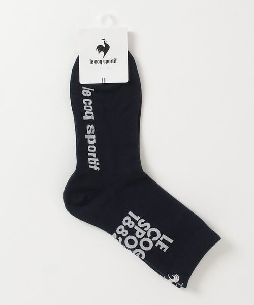 le coq sportif（ルコックスポルティフ）の「1Pソックス(ショート丈)【返品不可商品】（ソックス/靴下・メンズ・ネイビー系2/ホワイト×ブラック/ホワイト×グリーン・22-24/25-27）」の20枚目の写真