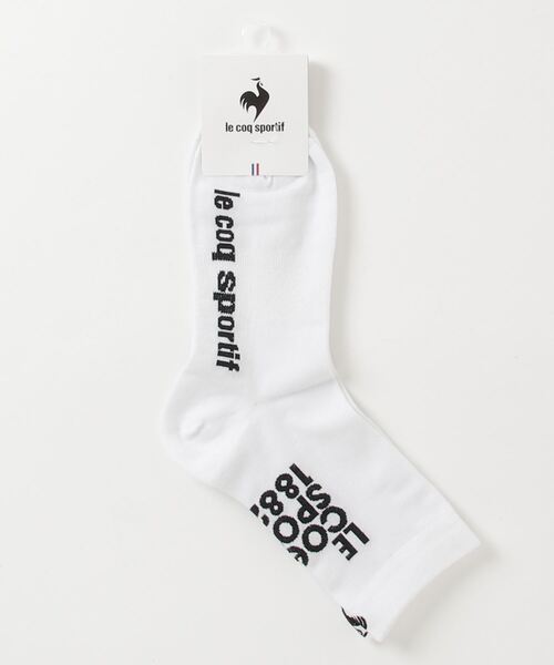 le coq sportif（ルコックスポルティフ）の「1Pソックス(ショート丈)【返品不可商品】（ソックス/靴下・メンズ・ネイビー系2/ホワイト×ブラック/ホワイト×グリーン・22-24/25-27）」の22枚目の写真
