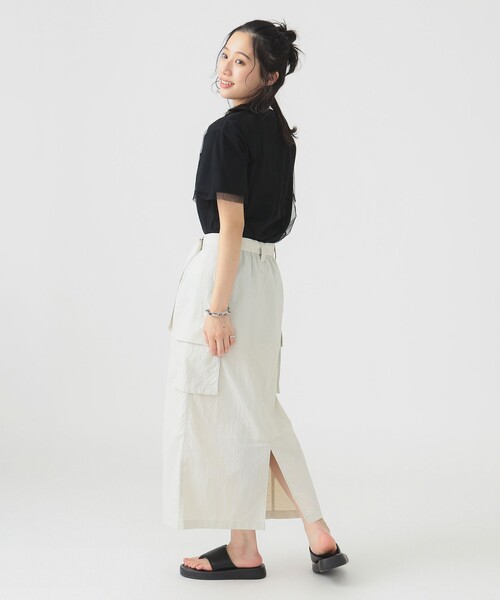 B:MING by BEAMS（ビーミングバイビームス）の「チュール × ロゴ Tシャツ セット（Tシャツ/カットソー・レディース・ホワイト/チャコールグレー/ブラック・FREE）」の16枚目の写真