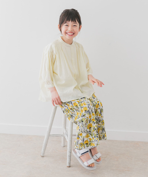 セール】『親子リンク』フラワープリントイージーパンツ(KIDS)（その他