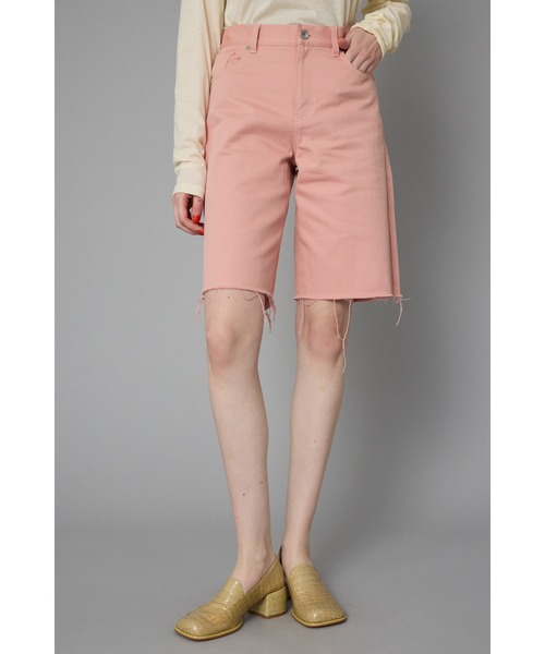 HeRIN.CYE(ヘリンドットサイ)の「Cut off half pants カットオフハーフパンツ(その他パンツ・レディース・ホワイト/ピンク/ブラック・36/38)」の3枚目の写真