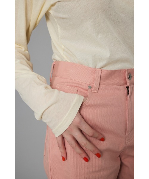HeRIN.CYE(ヘリンドットサイ)の「Cut off half pants カットオフハーフパンツ(その他パンツ・レディース・ホワイト/ピンク/ブラック・36/38)」の13枚目の写真