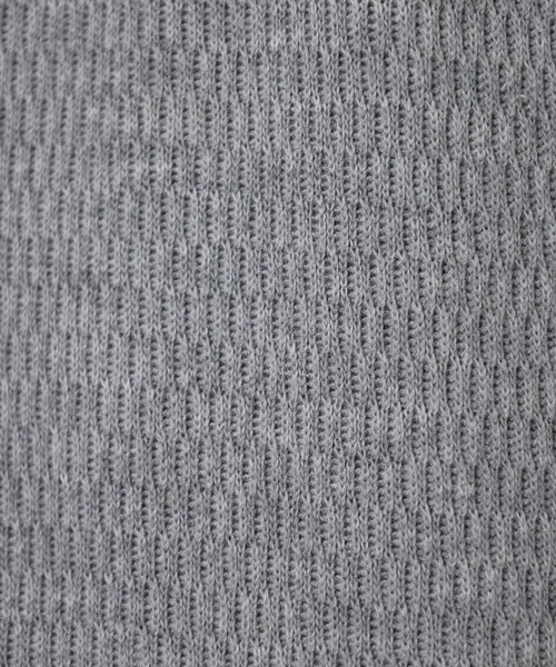 KRIFF MAYER(クリフメイヤー)の「KRIFF MAYER Honeycomb waffle long T-shirt / ハニカムワッフルロングTシャツ unisex(Tシャツ/カットソー・メンズ・ナチュラル/グレー/チャコール/ネイビー・M/L/XL)」の22枚目の写真