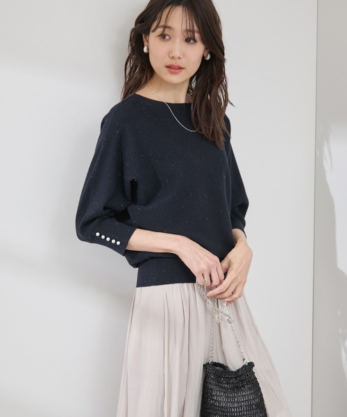 vivoli 7分袖　ニット　40 VIS(ビス) / エコベロドルマン七分袖ニット (トップス / ニット
