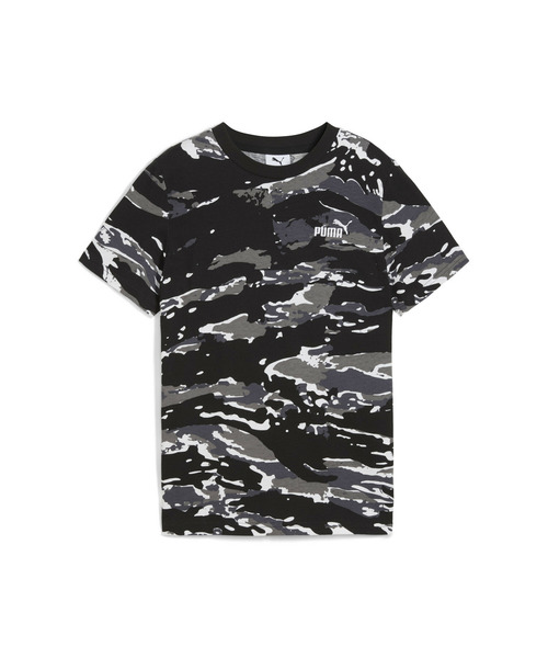 PUMA（プーマ）の「PUMA プーマ ボーイズ ESS カモ AOP 半袖 Tシャツ TR B 120-160cm（Tシャツ/カットソー・キッズ・ブラック/ブルー系その他・120/130/160/140/150）」の5枚目の写真
