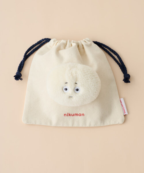 BIRTHDAY BAR（バースデイバー）の「YUM YUM FRIENDS 巾着ポーチ（ポーチ・レディース・ホワイト系その他2/ホワイト/ピンク/ホワイト系その他・0）」の2枚目の写真