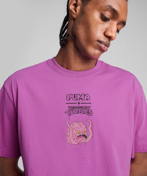 【PUMA】HOOPS X ニンジャタートルズ Tシャツ 関税送料込 PUMA HOOPS x TMNT Relaxed Graphic Tee（プーマ フープス x