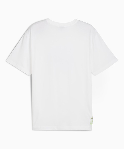 PUMA(プーマ)の「PUMA HOOPS x TMNT Relaxed Graphic Tee(プーマ フープス x ティーンエイジ・ミュータント・ニンジャ・タートルズ リラックス グラフィックTシャツ)(Tシャツ/カットソー・メンズ・ブラック系/ピンク系/ホワイト系・LARGE/X-LARGE/MEDIUM)」の5枚目の写真
