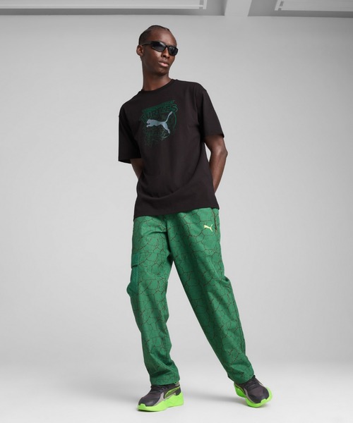 PUMA(プーマ)の「PUMA HOOPS x TMNT Relaxed Graphic Tee(プーマ フープス x ティーンエイジ・ミュータント・ニンジャ・タートルズ リラックス グラフィックTシャツ)(Tシャツ/カットソー・メンズ・ブラック系/ピンク系/ホワイト系・LARGE/X-LARGE/MEDIUM)」の14枚目の写真