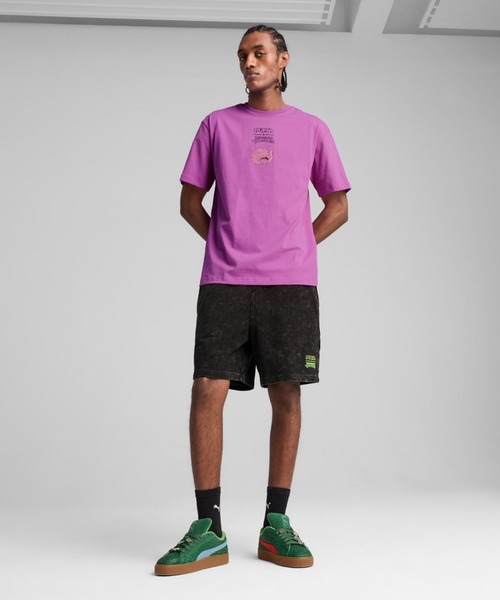 PUMA(プーマ)の「PUMA HOOPS x TMNT Relaxed Graphic Tee(プーマ フープス x ティーンエイジ・ミュータント・ニンジャ・タートルズ リラックス グラフィックTシャツ)(Tシャツ/カットソー・メンズ・ブラック系/ピンク系/ホワイト系・LARGE/X-LARGE/MEDIUM)」の19枚目の写真