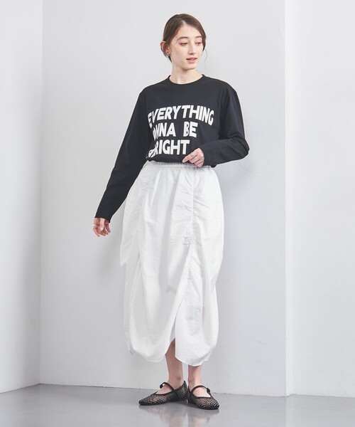 UNITED ARROWS（ユナイテッドアローズ）の「MANTECO シャーリング スカート（スカート・レディース・ブラック/ホワイト・FREE）」の7枚目の写真