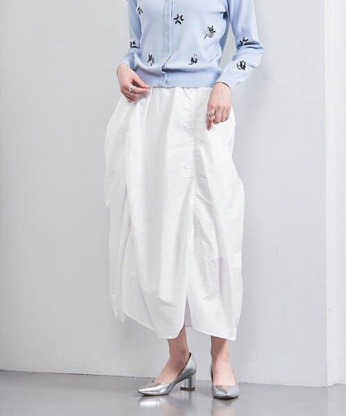 UNITED ARROWS（ユナイテッドアローズ）の「MANTECO シャーリング スカート（スカート・レディース・ブラック/ホワイト・FREE）」の8枚目の写真