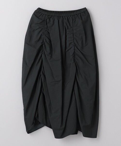 ユナイテッドアローズ UNITED ARROWS 黒 シャーリングスカート セール】MANTECO シャーリング スカート（スカート）｜UNITED