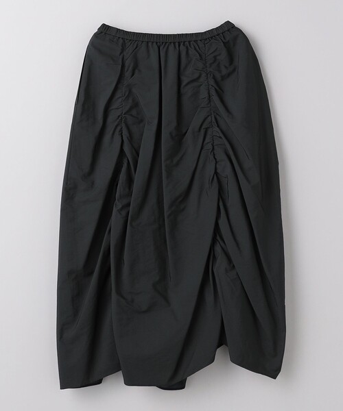 ユナイテッドアローズ UNITED ARROWS 黒 シャーリングスカート UNITED ARROWS スカート シャーリングジャガード フレアスカート