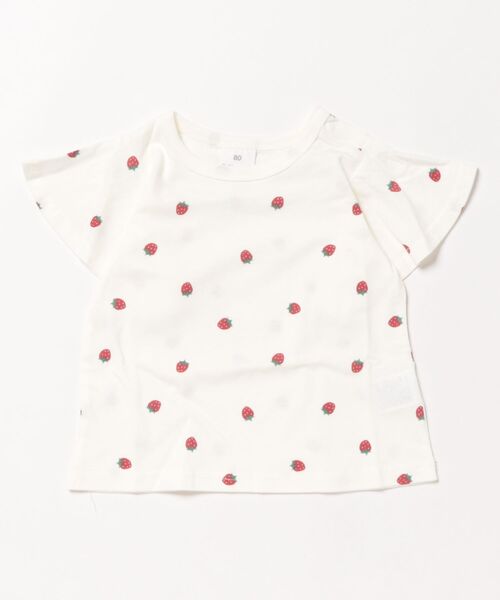 SKAPE（エスケープ）の「ｿﾃﾞﾌﾚｱﾌﾟﾁﾌﾟﾘTｼｬﾂ（Tシャツ/カットソー・キッズ・ホワイト/ピンク/グリーン/ブルー・80ｃｍ/90cm/100cm/110cm/120cm/130cm）」の11枚目の写真