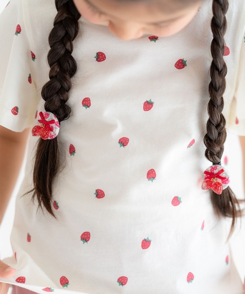 SKAPE（エスケープ）の「ｿﾃﾞﾌﾚｱﾌﾟﾁﾌﾟﾘTｼｬﾂ（Tシャツ/カットソー・キッズ・ホワイト/ピンク/グリーン/ブルー・80ｃｍ/90cm/100cm/110cm/120cm/130cm）」の8枚目の写真