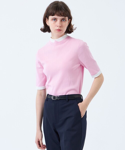 美品 マッキントッシュ フィロソフィー MACKINTOSH PHILOSOPHY 夏 向き お袖の 可愛い カットソー 38 MACKINTOSH PHILOSOPHY 美品 マッキントッシュ フィロソフィー