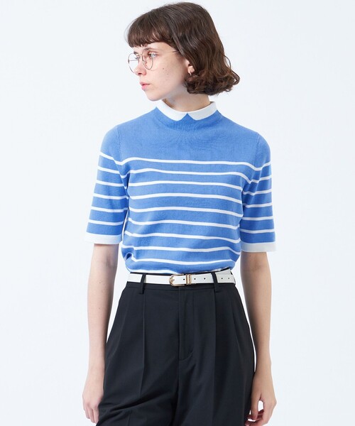 【ヨンアTV/YouTube掲載】【2025年春夏モデル】Cleric Collar Knit ハーフスリーブ