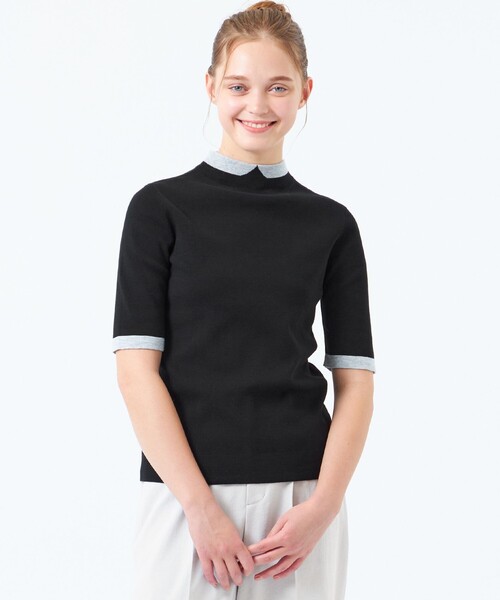 人気特価激安 2025年春夏モデル】Cleric Collar ハーフスリーブ（Tシャツ Knit トップス