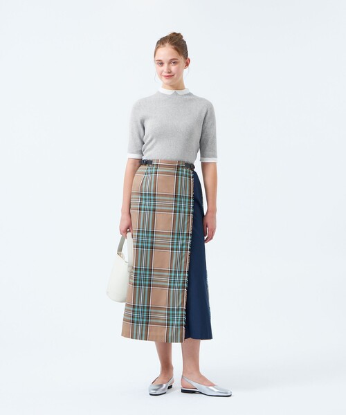 【りこ】Cleric Collar Knitハーフスリーブ 2025年春夏モデル】Cleric Collar Knit ハーフスリーブ(トップス
