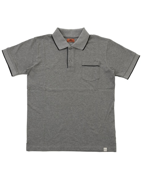 KRIFF MAYER（クリフメイヤー）の「パイピングポロ（ポロシャツ・メンズ・ネイビー/ピンク/オフホワイト/グレー/ダークグリーン/ターコイズブルー/ブラック・SMALL/MEDIUM/LARGE/X-LARGE）」の3枚目の写真