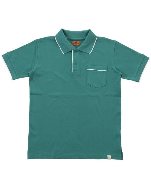 KRIFF MAYER（クリフメイヤー）の「パイピングポロ（ポロシャツ・メンズ・ネイビー/ピンク/オフホワイト/グレー/ダークグリーン/ターコイズブルー/ブラック・SMALL/MEDIUM/LARGE/X-LARGE）」の6枚目の写真