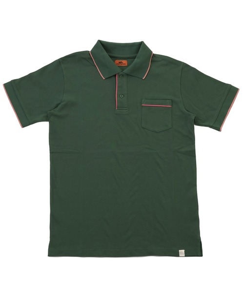 KRIFF MAYER（クリフメイヤー）の「パイピングポロ（ポロシャツ・メンズ・ネイビー/ピンク/オフホワイト/グレー/ダークグリーン/ターコイズブルー/ブラック・SMALL/MEDIUM/LARGE/X-LARGE）」の4枚目の写真