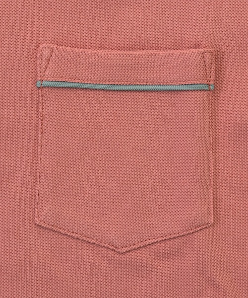 KRIFF MAYER（クリフメイヤー）の「パイピングポロ（ポロシャツ・メンズ・ネイビー/ピンク/オフホワイト/グレー/ダークグリーン/ターコイズブルー/ブラック・SMALL/MEDIUM/LARGE/X-LARGE）」の13枚目の写真