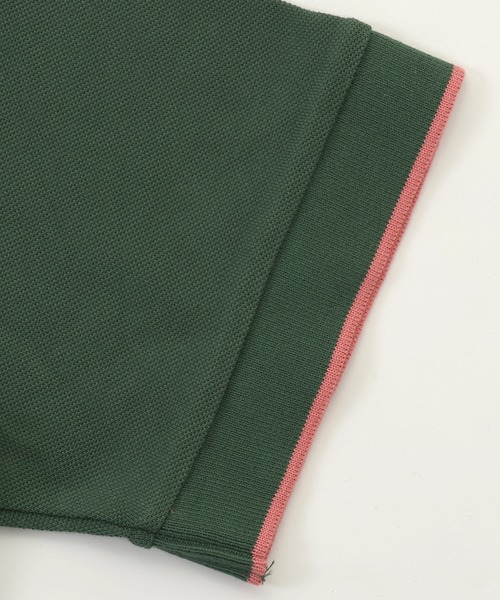 KRIFF MAYER（クリフメイヤー）の「パイピングポロ（ポロシャツ・メンズ・ネイビー/ピンク/オフホワイト/グレー/ダークグリーン/ターコイズブルー/ブラック・SMALL/MEDIUM/LARGE/X-LARGE）」の20枚目の写真