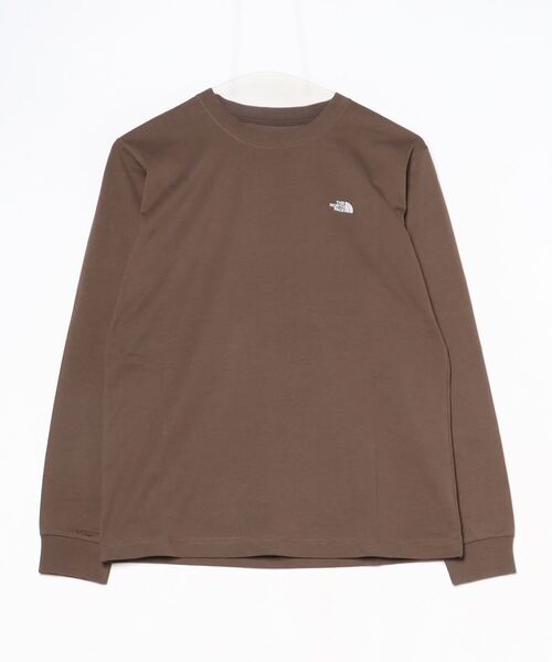THE NORTH FACE(ザノースフェイス)の「ザ ノース フェイス THE NORTH FACE L/S FD Nuptse Cotton Tee_ロングスリーブフラッシュドライヌプシコットンティー(Tシャツ/カットソー・レディース・ブラック/ブラウン/ホワイト・S/L/XL/M)」の3枚目の写真