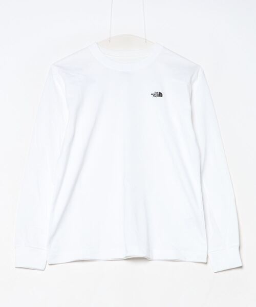 THE NORTH FACE(ザノースフェイス)の「ザ ノース フェイス THE NORTH FACE L/S FD Nuptse Cotton Tee_ロングスリーブフラッシュドライヌプシコットンティー(Tシャツ/カットソー・レディース・ブラック/ブラウン/ホワイト・S/L/XL/M)」の1枚目の写真