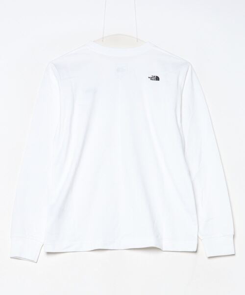 THE NORTH FACE(ザノースフェイス)の「ザ ノース フェイス THE NORTH FACE L/S FD Nuptse Cotton Tee_ロングスリーブフラッシュドライヌプシコットンティー(Tシャツ/カットソー・レディース・ブラック/ブラウン/ホワイト・S/L/XL/M)」の4枚目の写真