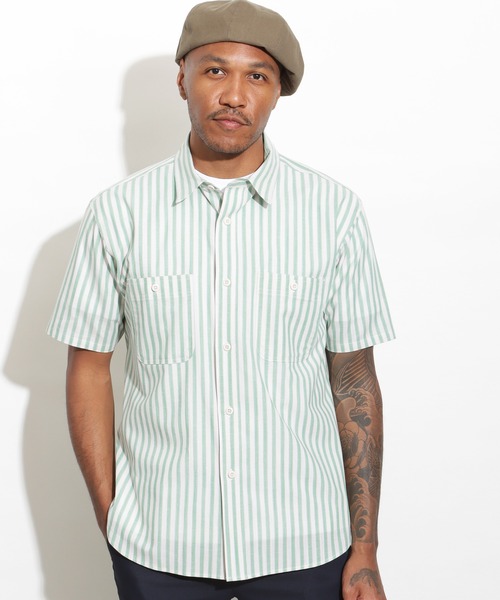 Slub Stripe Work Shirt 【公式通販】