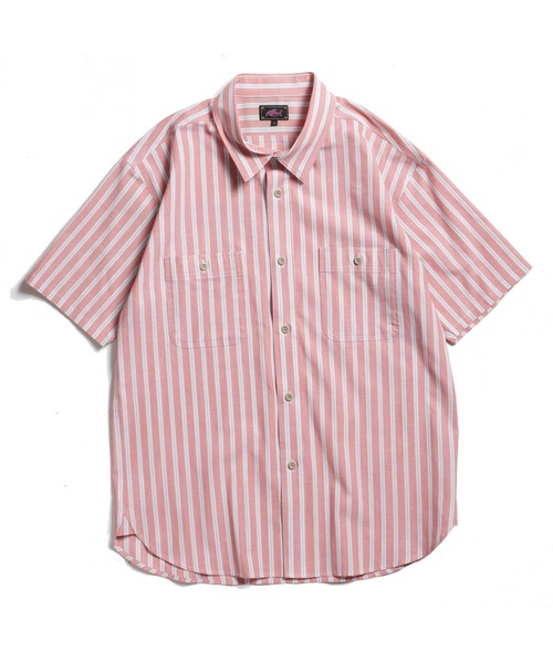 ROTAR(ローター)の「Slub Stripe Work Shirt(シャツ/ブラウス・メンズ・ホワイト×グリーン/ブラック×ホワイト/レッド系その他・MEDIUM/LARGE/X-LARGE)」の10枚目の写真