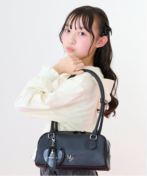 セール】【ニコ☆プチ・Cuugal掲載】ハートチャームつきロングハンドル