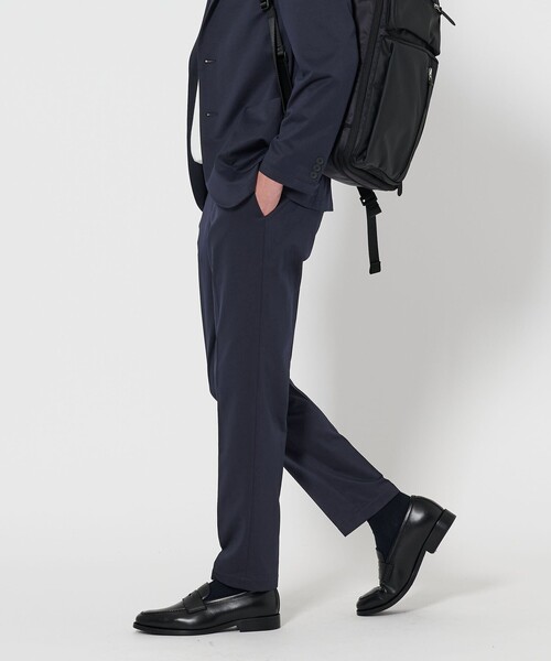 UNITED ARROWS(ユナイテッドアローズ)の「モックロディ ノープリーツ スラックス UA COZY ―ストレッチ・ウォッシャブル―(スラックス・メンズ・ベージュ/ネイビー・XL/L/M/S/XXL)」の10枚目の写真