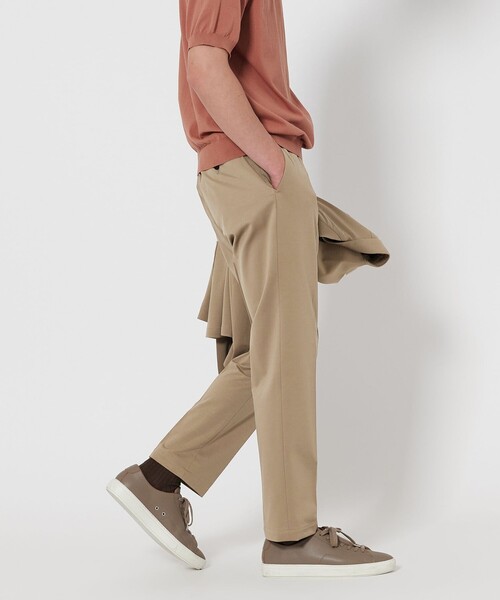 UNITED ARROWS(ユナイテッドアローズ)の「モックロディ ノープリーツ スラックス UA COZY ―ストレッチ・ウォッシャブル―(スラックス・メンズ・ベージュ/ネイビー・XL/L/M/S/XXL)」の16枚目の写真